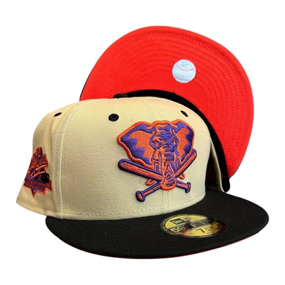 New Era Oakland A's Athletics 59FIFTY Fitted Hat Cap 89 WS Battle Of The Bay